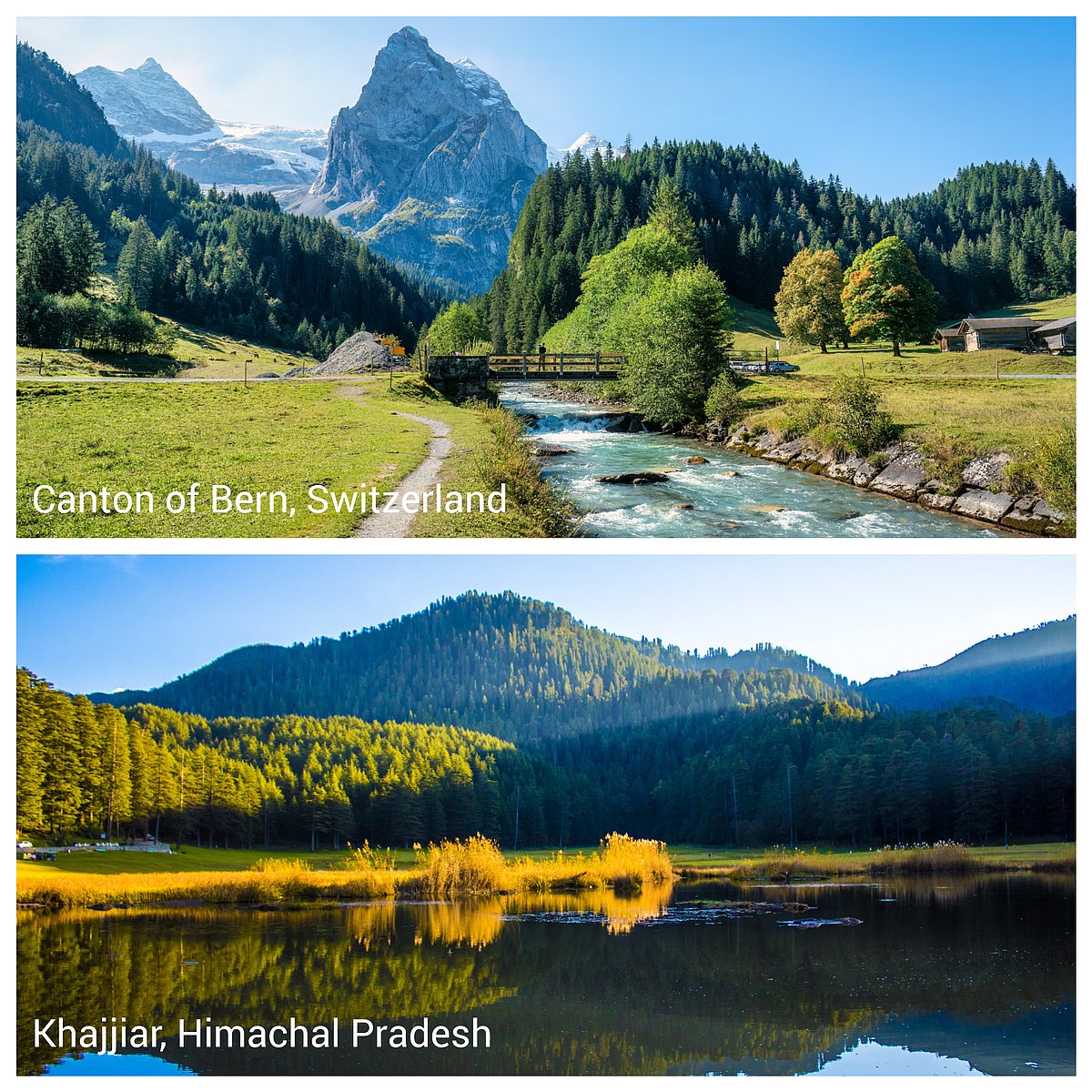 Khajjiar is known as Indias mini Switzerland and for good reason